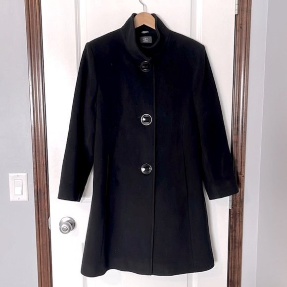 HiSO Cashmere/Wool Dress Coat - Picture 2 of 6